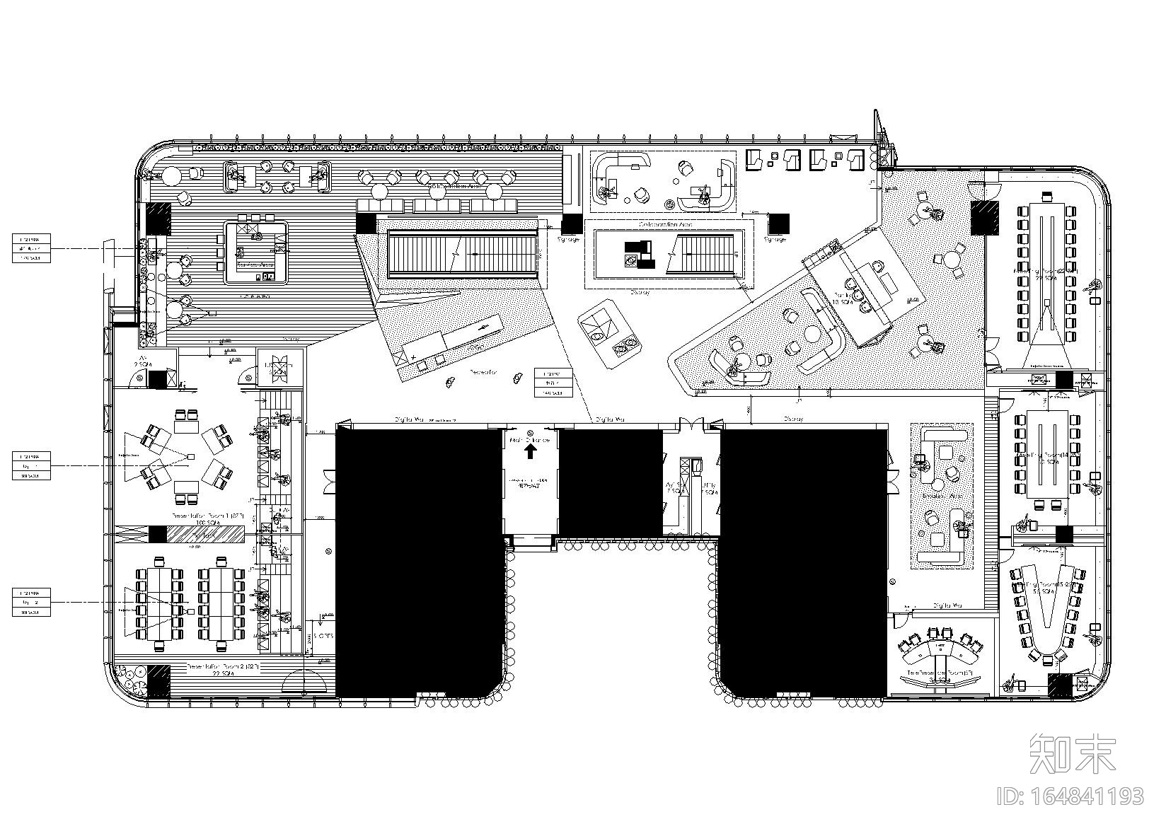 [上海]阿迪达斯上海新办公室效果图+方案+平面图+投标...施工图下载【ID:164841193】