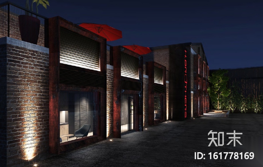 华谊兄弟办公室设计施工图（附效果图+物料表）cad施工图下载【ID:161778169】