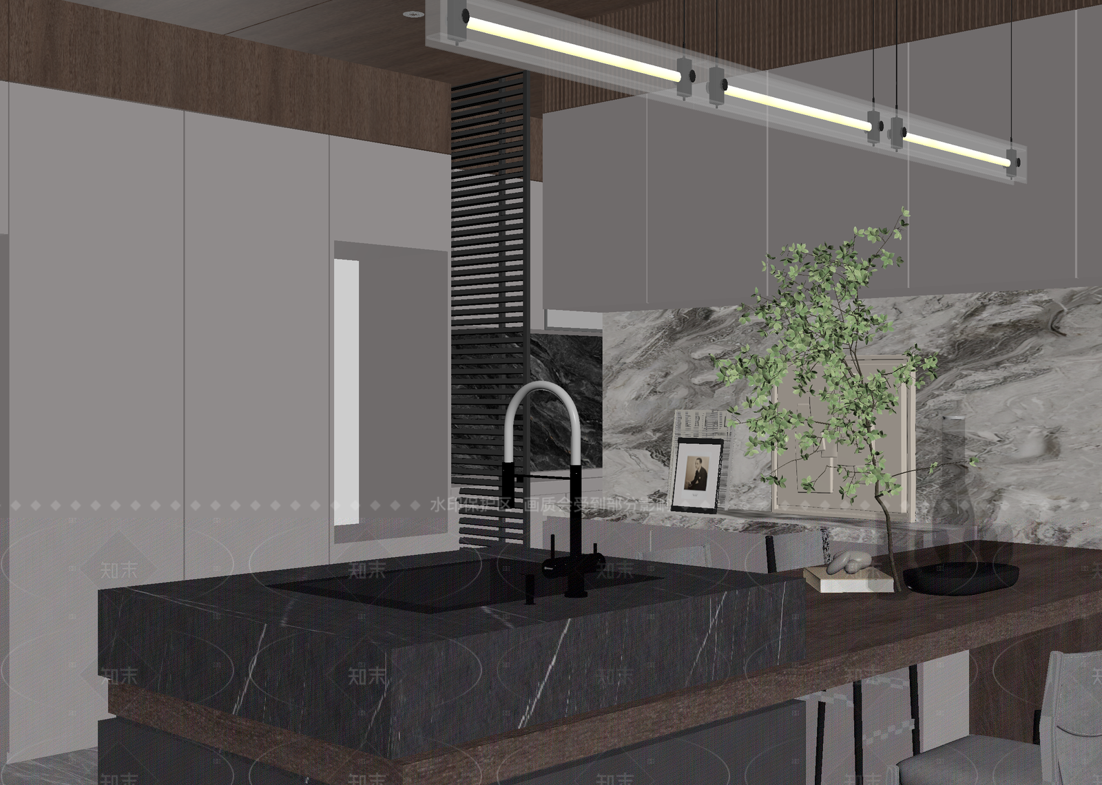 意式其他餐饮空间3D模型下载【ID:1214943943】