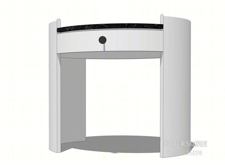 现代床头柜SU模型下载【ID:16631076】