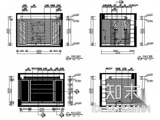 [广州]欧式通透秀气三层别墅室内CAD施工图（含效果图）cad施工图下载【ID:161824181】