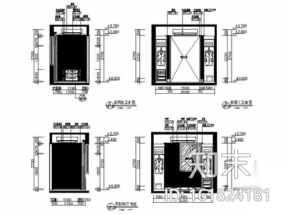 [广州]欧式通透秀气三层别墅室内CAD施工图（含效果图）cad施工图下载【ID:161824181】