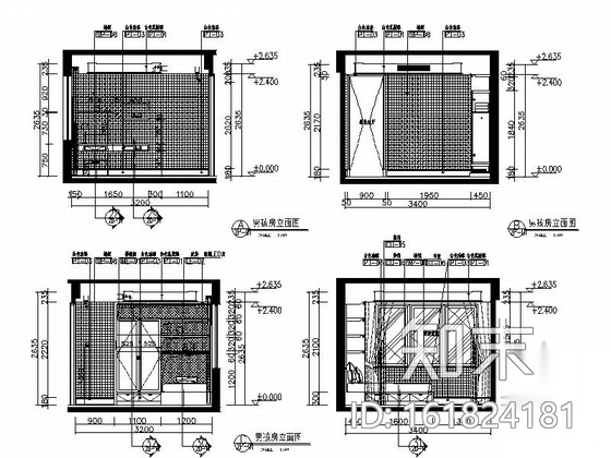 [广州]欧式通透秀气三层别墅室内CAD施工图（含效果图）cad施工图下载【ID:161824181】