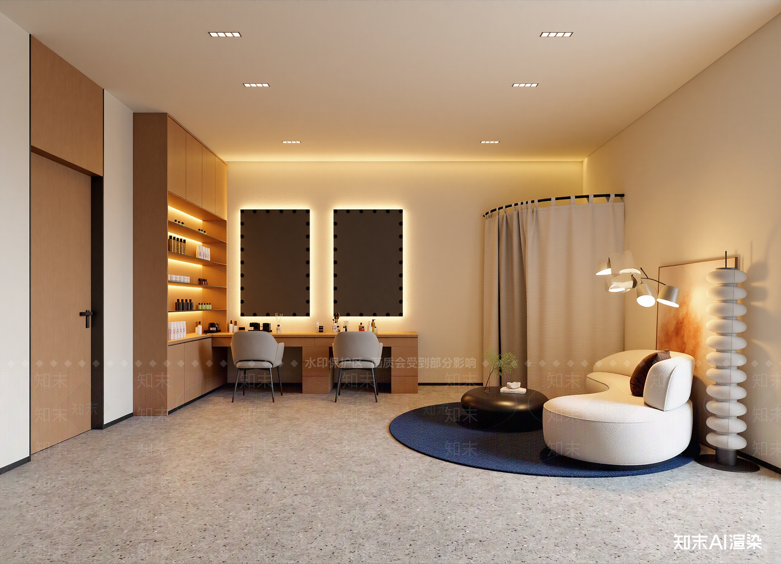 侘寂美容院3D模型下载【ID:1214251934】