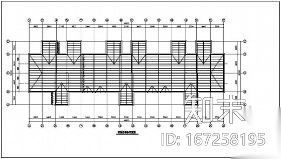 某住宅楼屋面平改坡（钢结构部分）结构施工图施工图下载【ID:167258195】