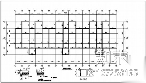 某住宅楼屋面平改坡（钢结构部分）结构施工图施工图下载【ID:167258195】