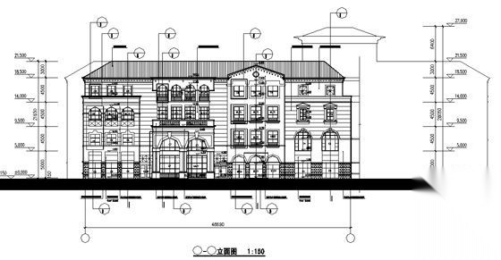 [长沙市望城县]某科技产业园四层会所建筑施工图cad施工图下载【ID:166832196】