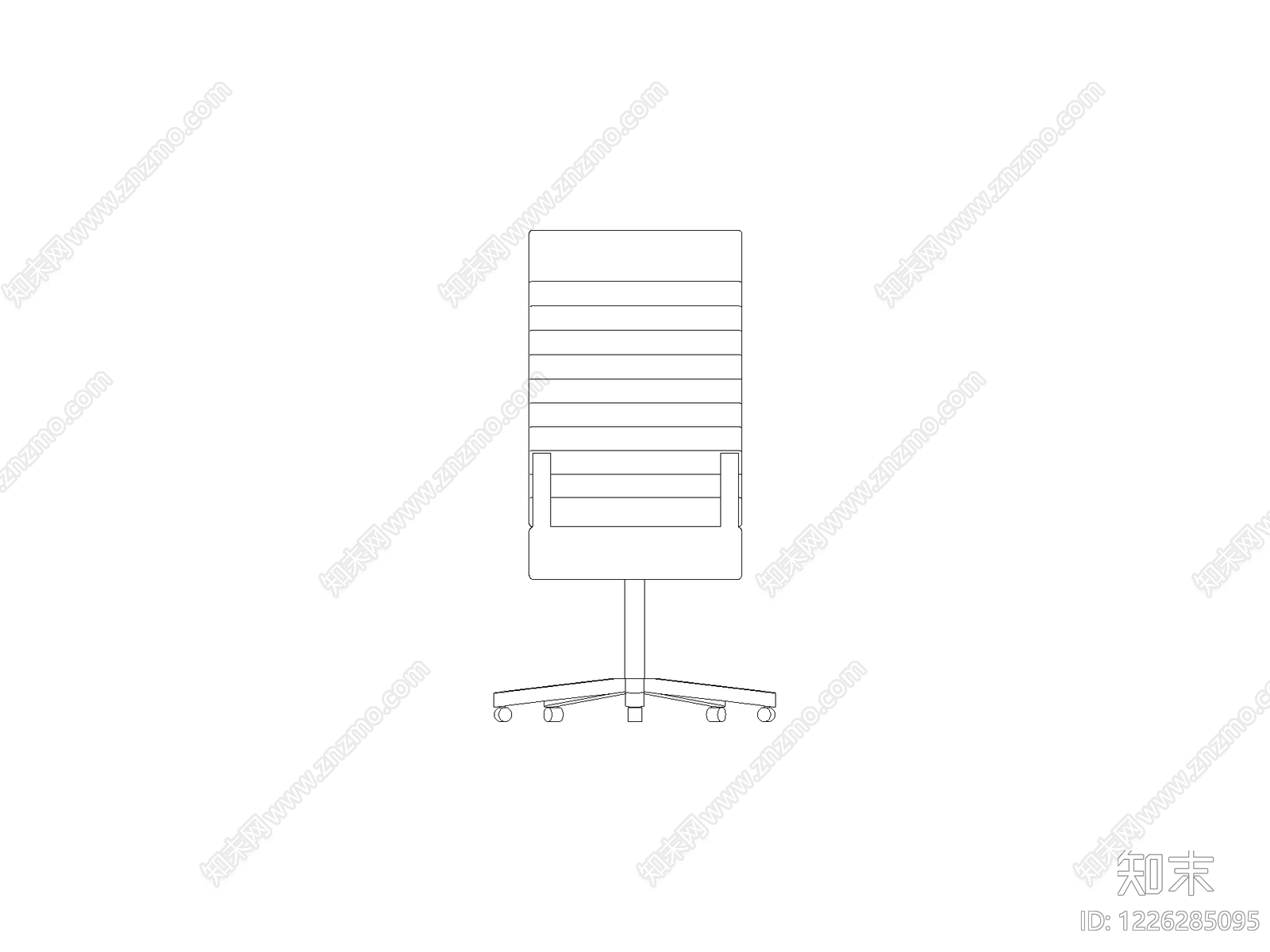 现代椅子CAD图纸