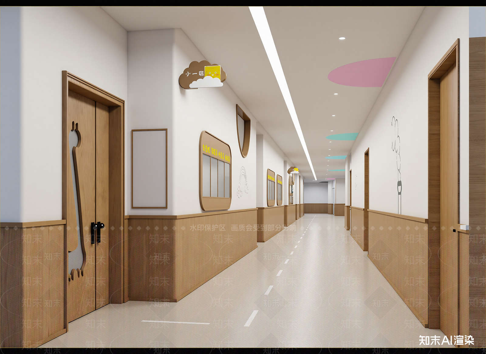 现代幼儿园3D模型下载【ID:1214250782】