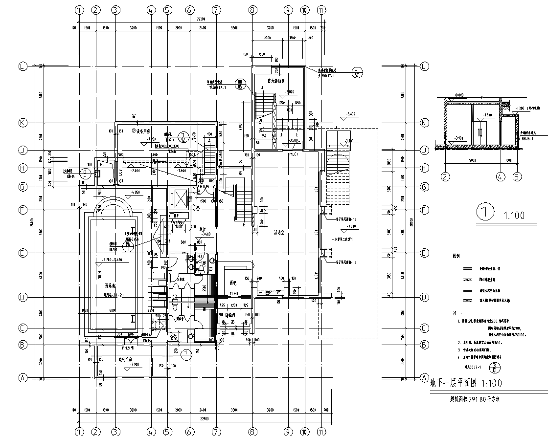 [北京]某三层流水别墅建筑施工图施工图下载【ID:149889186】