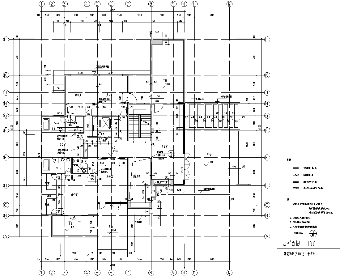 [北京]某三层流水别墅建筑施工图施工图下载【ID:149889186】