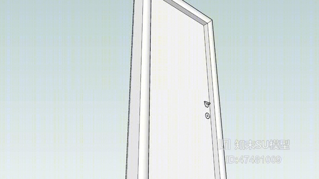 平开门SU模型下载【ID:218039060】