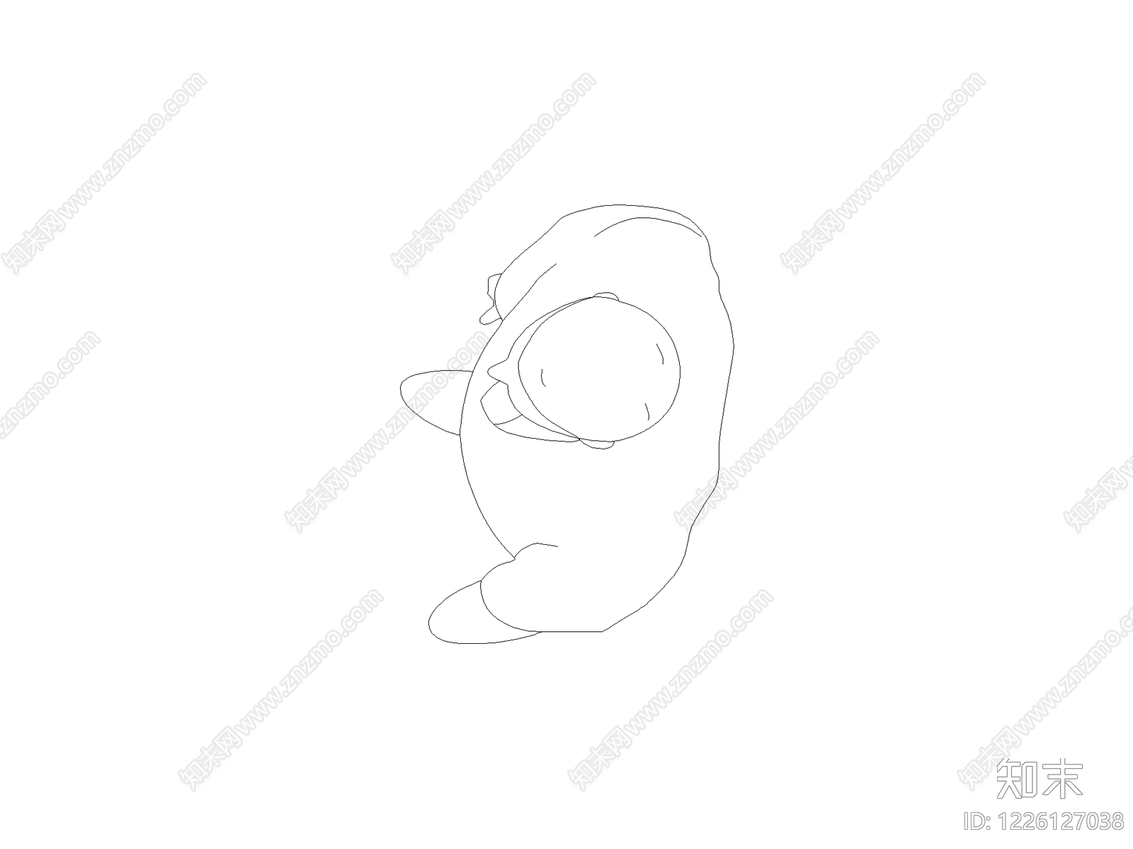 人物cad施工图下载【ID:1226127038】