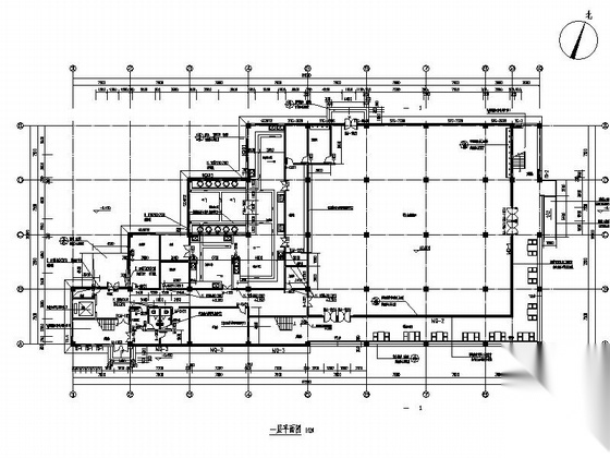 [四川]中式风格高中公寓楼及食堂建筑施工图（灾后重建项...cad施工图下载【ID:165629114】