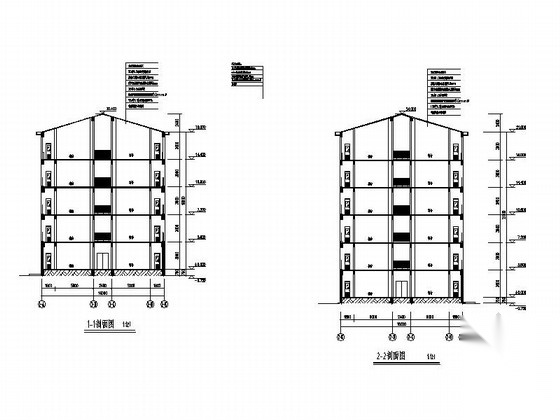 [四川]中式风格高中公寓楼及食堂建筑施工图（灾后重建项...cad施工图下载【ID:165629114】