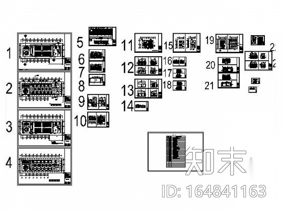 国际度假酒店会议区施工图cad施工图下载【ID:164841163】