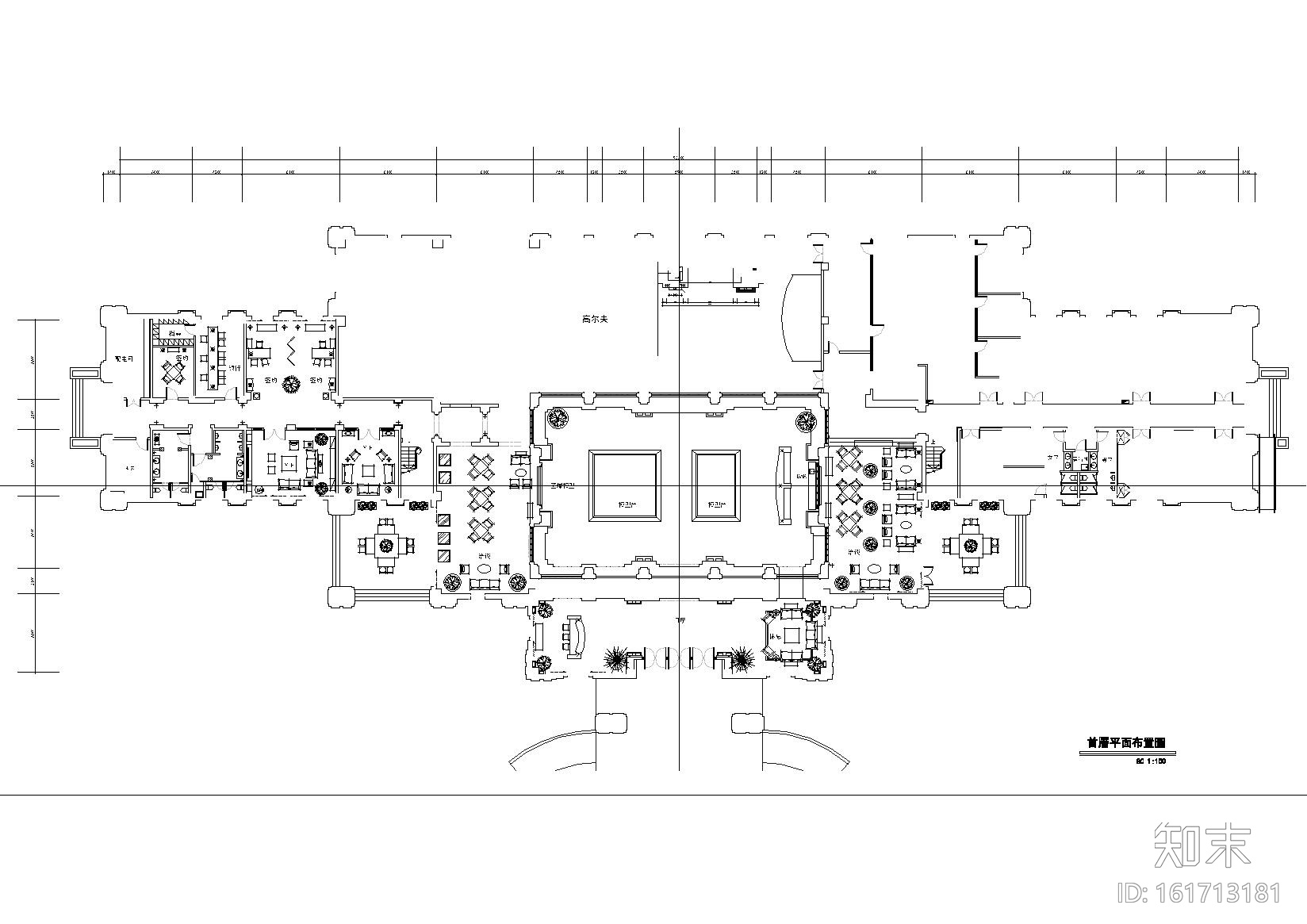 [武汉]中建.汤逊湖一号售楼处施工图+效果图cad施工图下载【ID:161713181】