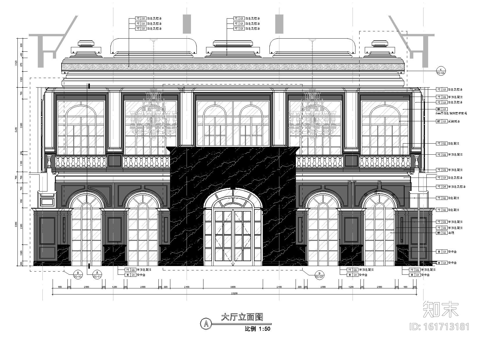 [武汉]中建.汤逊湖一号售楼处施工图+效果图cad施工图下载【ID:161713181】