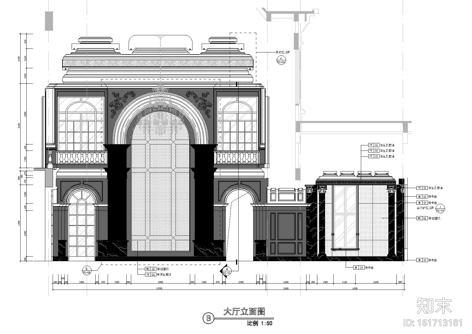 [武汉]中建.汤逊湖一号售楼处施工图+效果图cad施工图下载【ID:161713181】