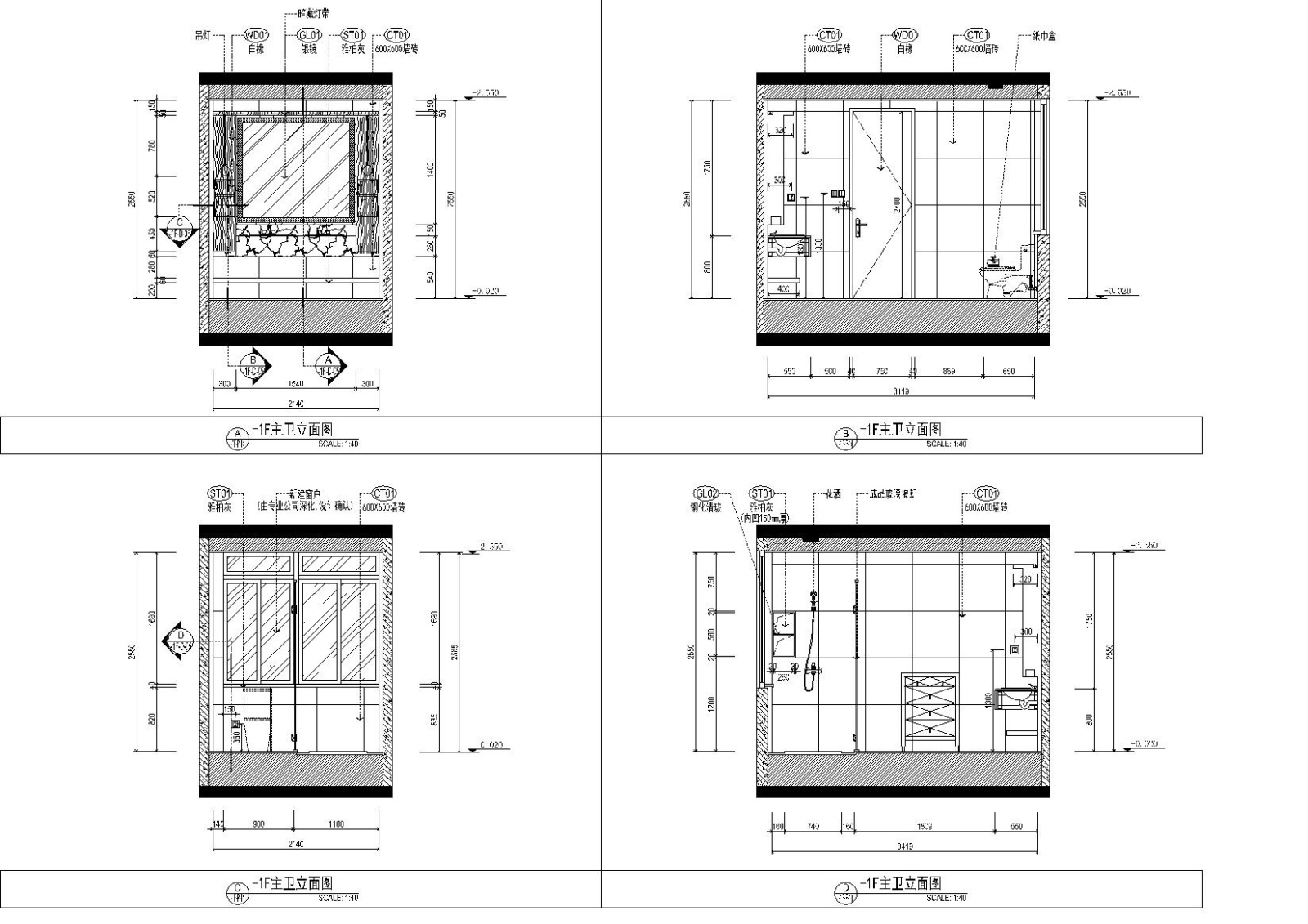 [海南]-清水湾珊瑚宫殿900㎡别墅施工图施工图下载【ID:160072153】