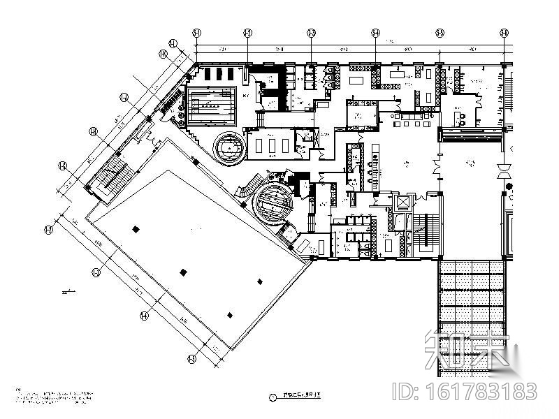 某大酒店SPA区施工装修图cad施工图下载【ID:161783183】