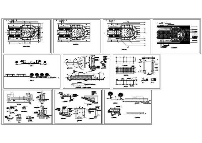 公园全套JA-1CAD图纸cad施工图下载【ID:149652148】