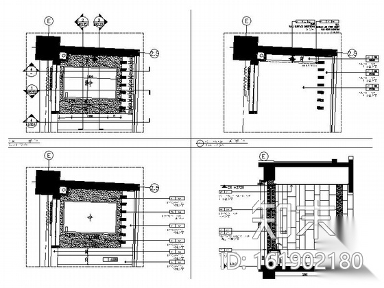 [三亚]五星级度假酒店中式标准大床房装修图（含效果）cad施工图下载【ID:161902180】