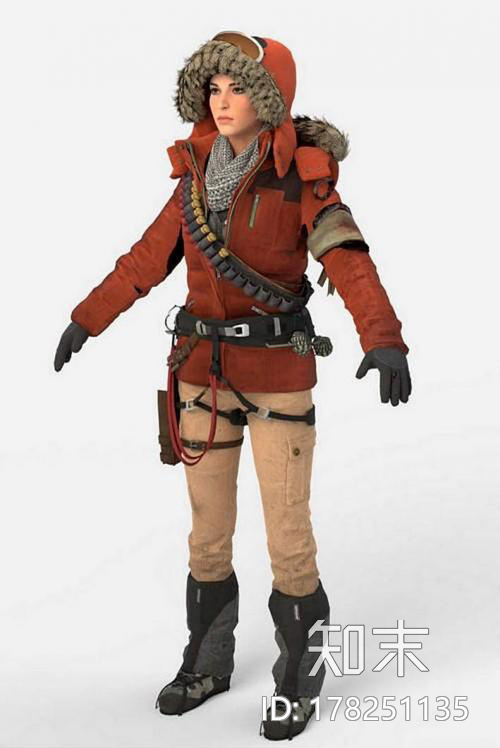 刺激战场游戏人物CG模型下载【ID:178251135】