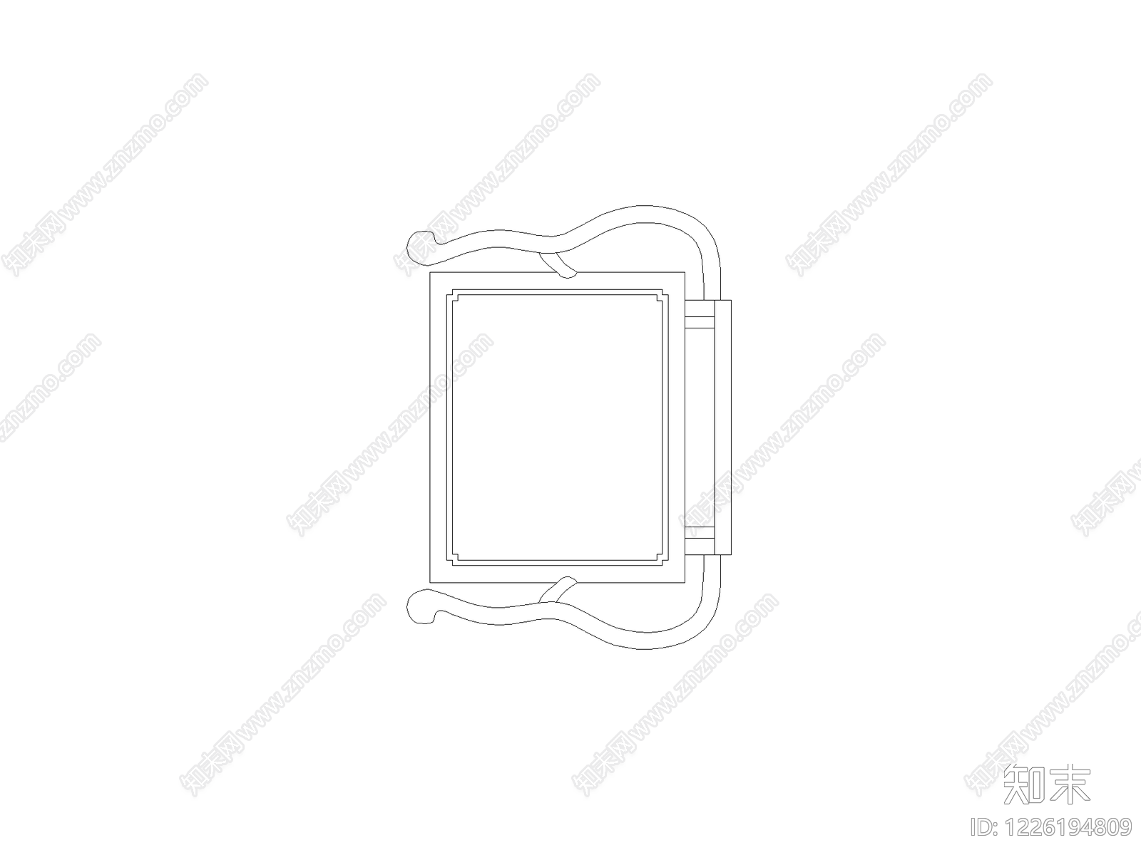 中式外窗系统CAD图纸