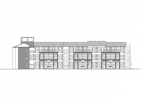 [常熟]某12班幼儿园建筑施工图cad施工图下载【ID:165610103】