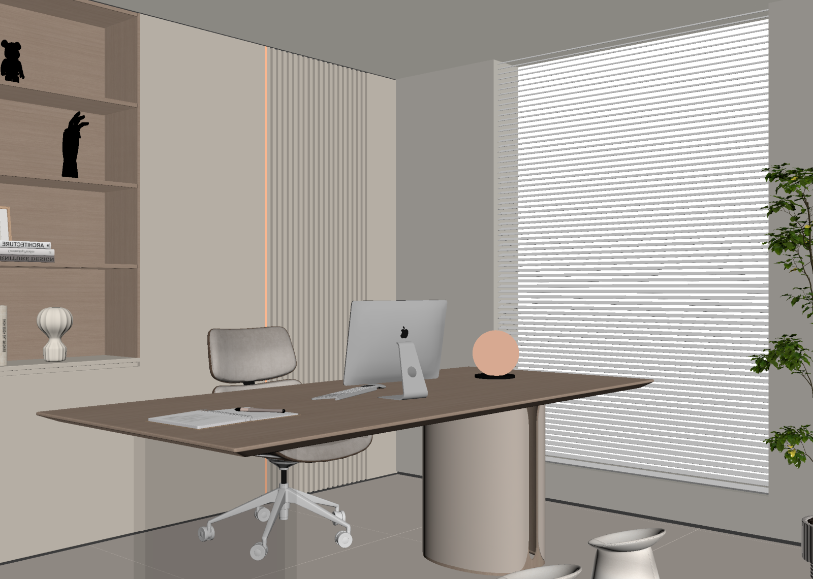 现代办公室3D模型下载【ID:1214809916】