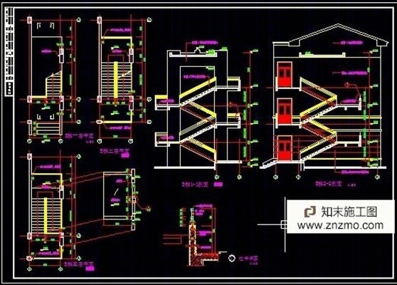 楼梯施工图下载【ID:36909562】