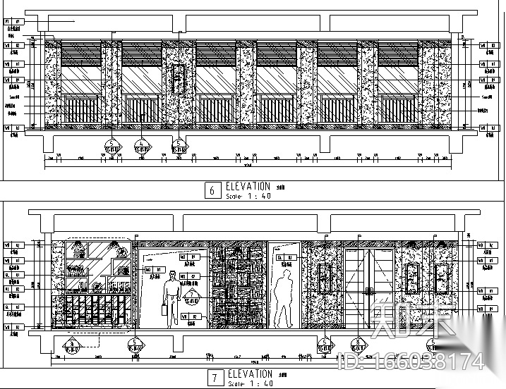 [四川]建筑工程公司办公室精装修设计施工图（附效果图+...施工图下载【ID:166038174】