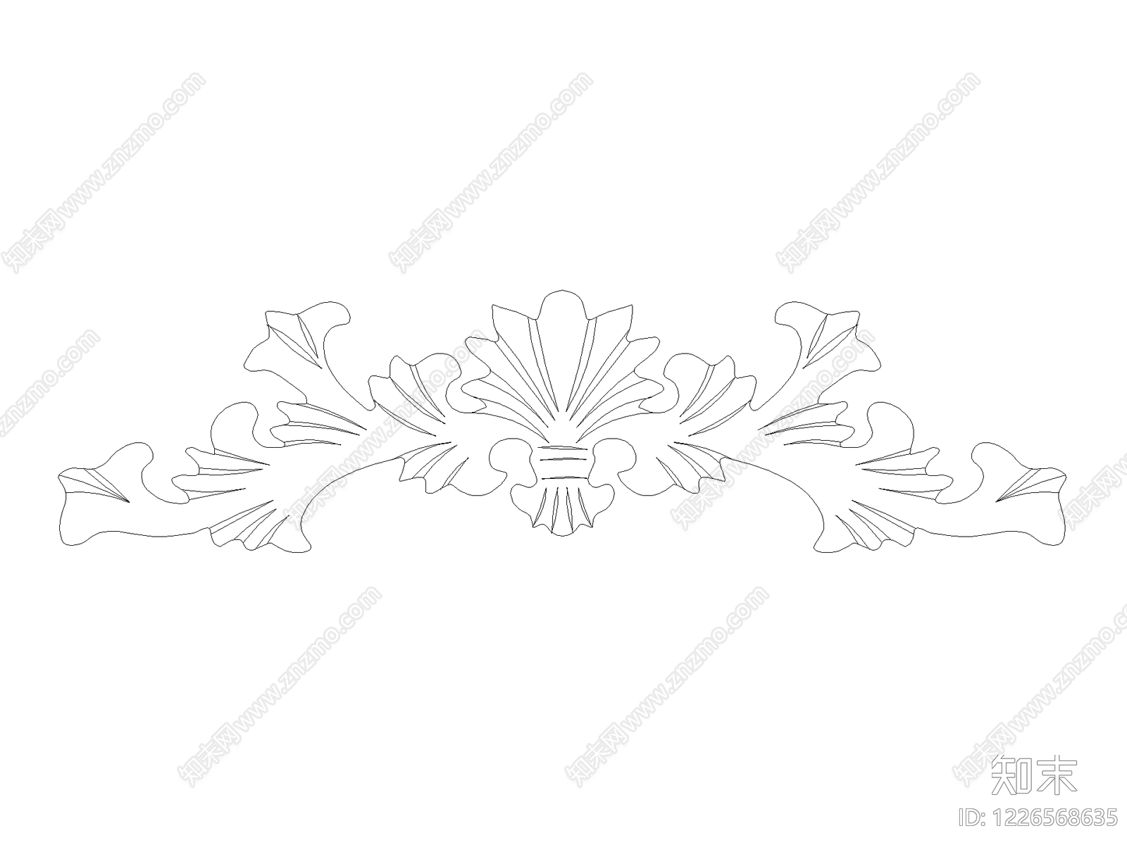 雕塑装饰构件CAD图纸