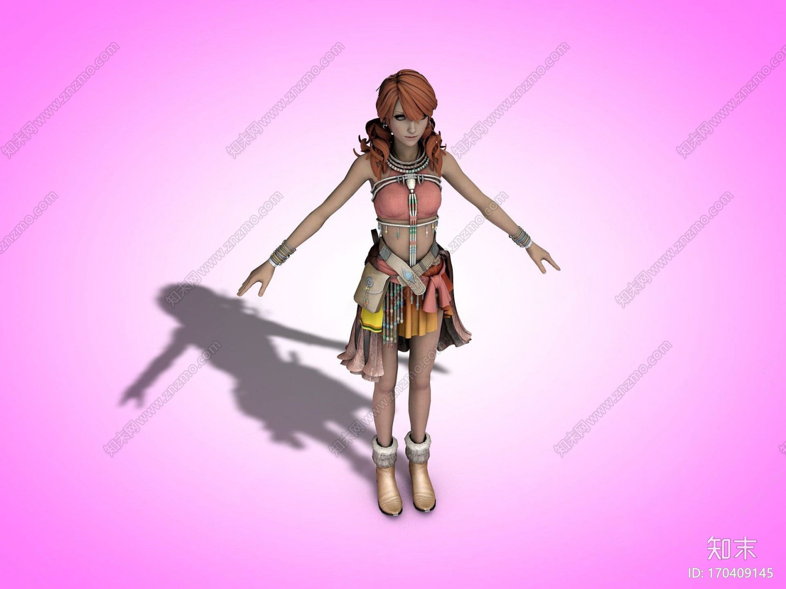 现代3D女性人物CG模型下载【ID:170409145】