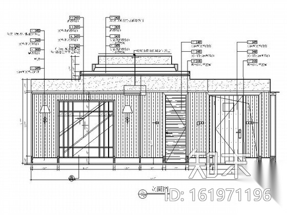 D3型豪华酒店花园套房室内设计施工图cad施工图下载【ID:161971196】