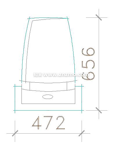 马桶cad施工图下载【ID:180288151】