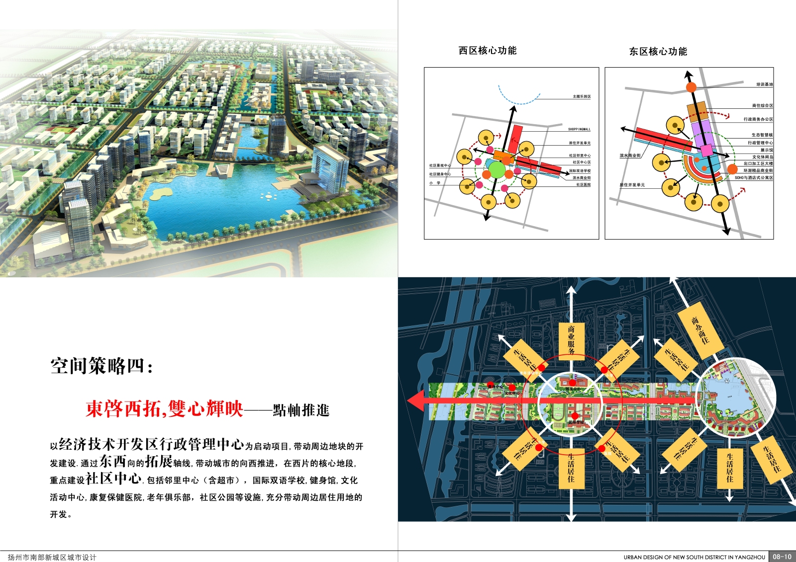 [江苏]扬州南部新城城市设计方案文本cad施工图下载【ID:151727105】