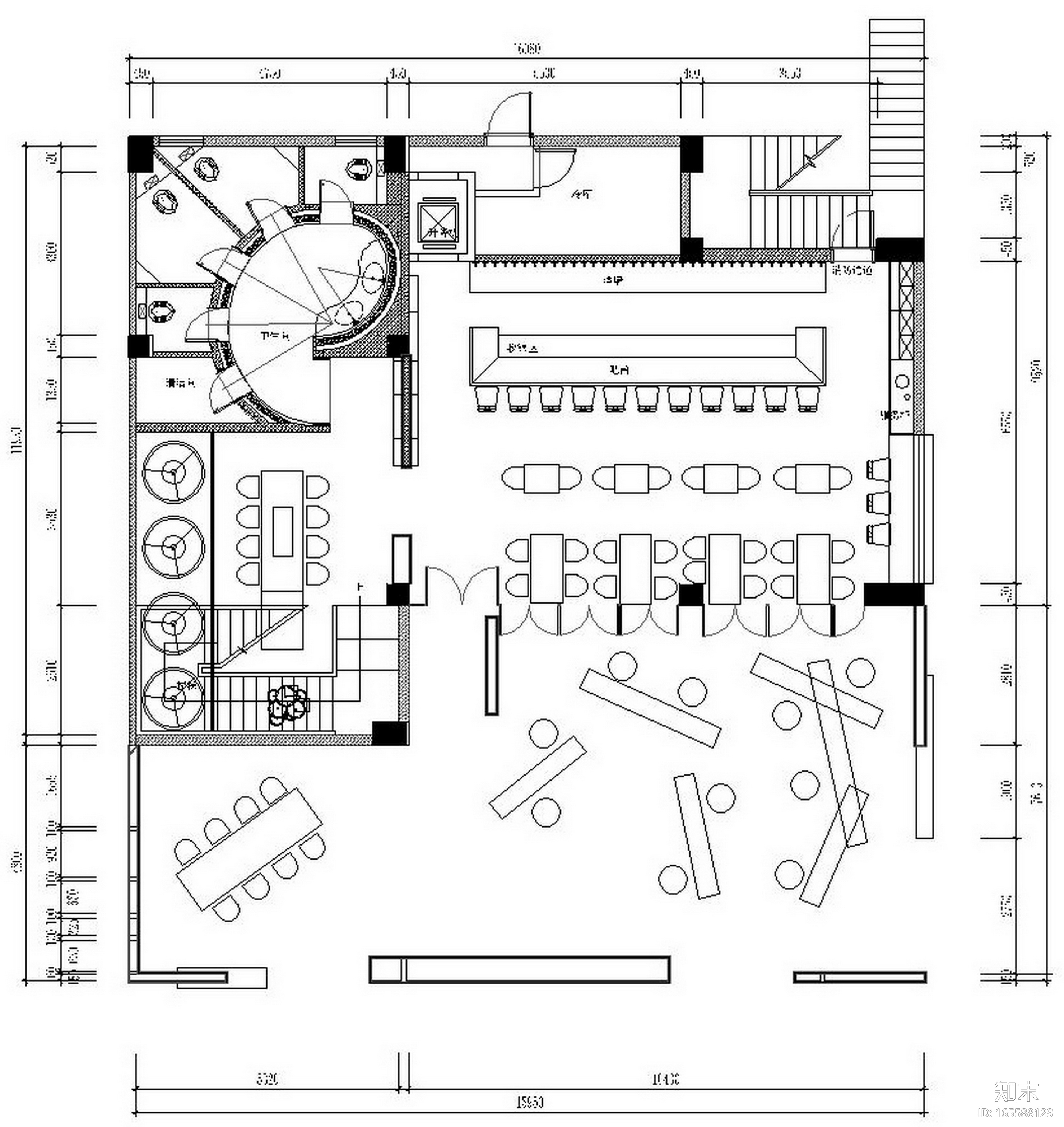 2019国内外-网红餐饮系列设计案例合集40套施工图下载【ID:165588129】