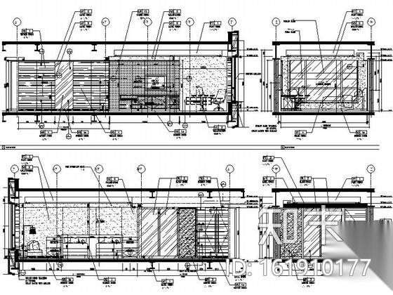 [上海]高级商务中心典雅现代五星级豪华酒店装修施工图...cad施工图下载【ID:161910177】