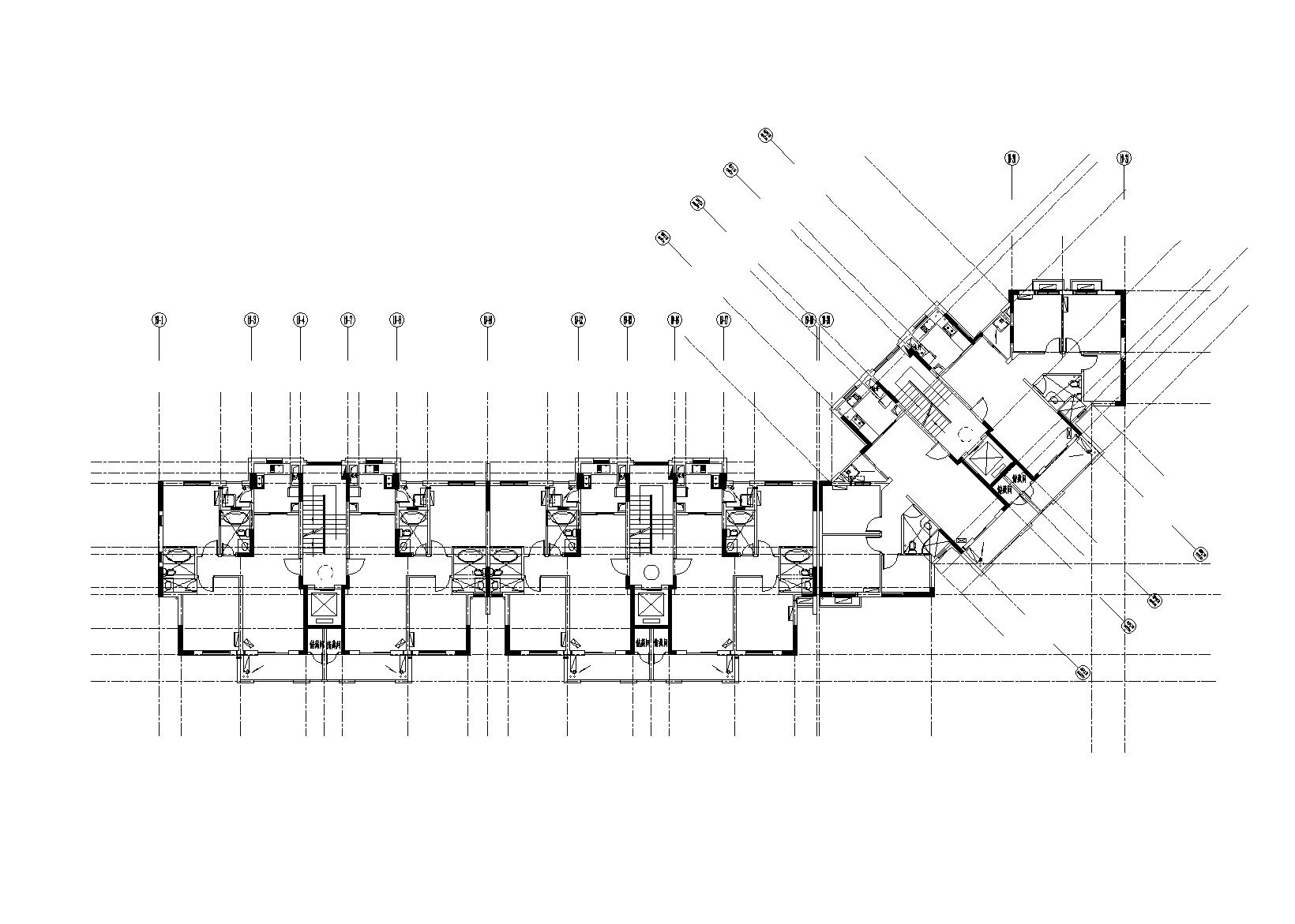 [广东]广州花都区某现代住宅楼群建筑施工套图（含各专...施工图下载【ID:167022161】