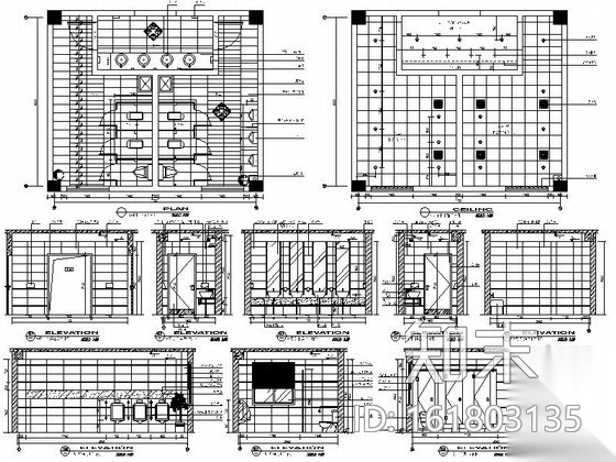 [苏州]某新厂办公楼项目室内装修图cad施工图下载【ID:161803135】