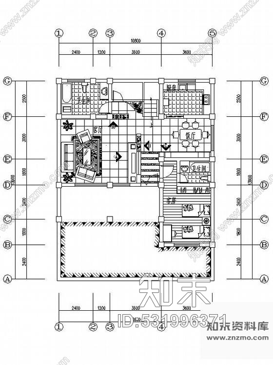 施工图双层别墅设计方案图cad施工图下载【ID:531996371】