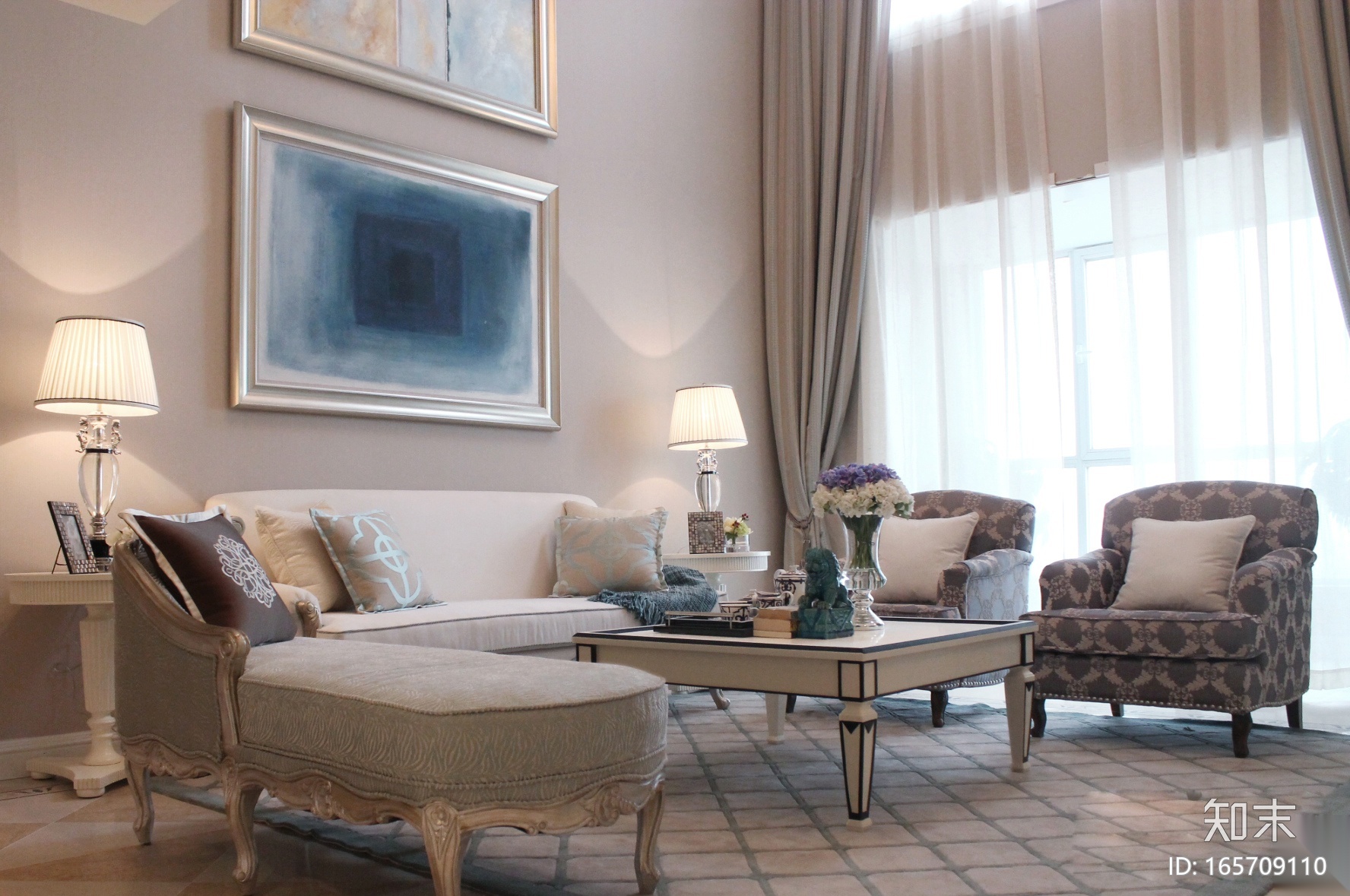 [西安]386㎡意式三层五居别墅样板房施工图施工图下载【ID:165709110】