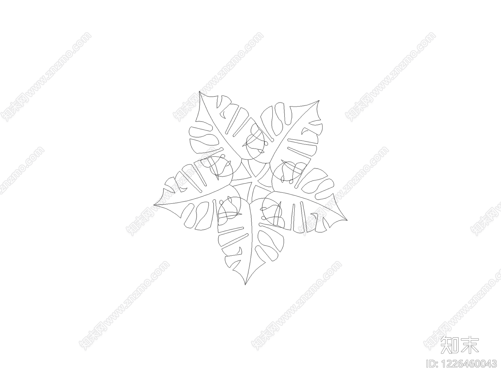 绿植cad施工图下载【ID:1226460043】