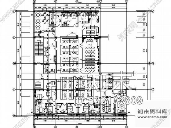 施工图多种办公室空间设计图cad施工图下载【ID:532103809】