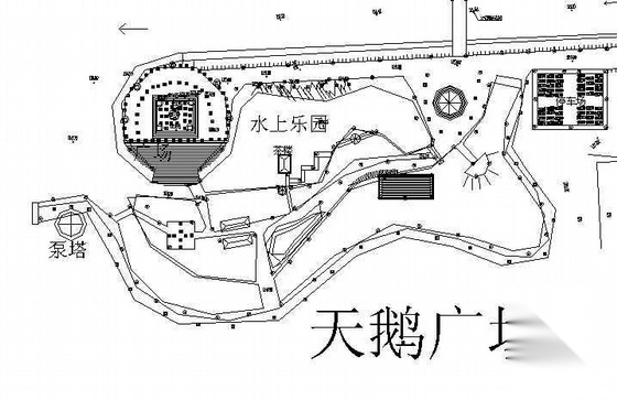 某河道景观建设工程亮化设计总平面图施工图下载【ID:161024171】