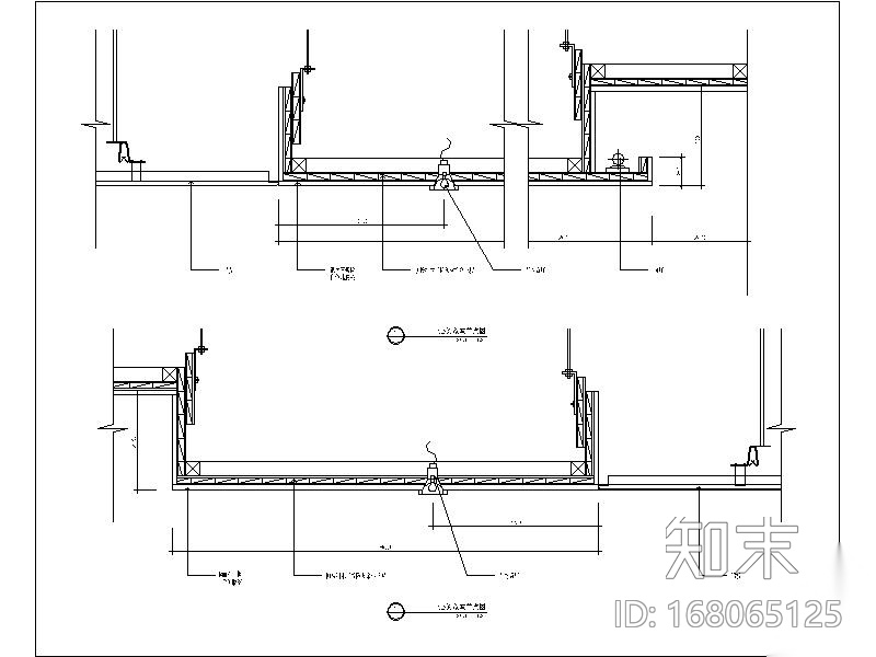 120平米阅览室装修详图施工图下载【ID:168065125】