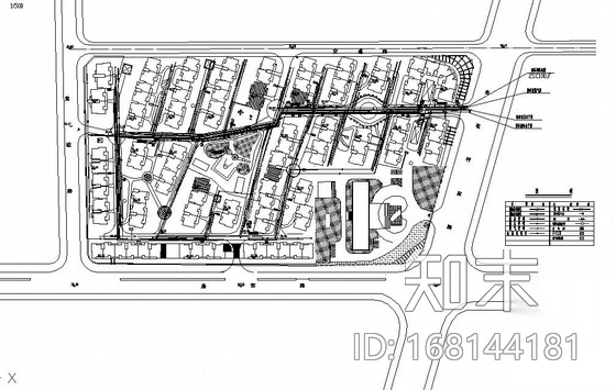 江西某小区管线综合图cad施工图下载【ID:168144181】