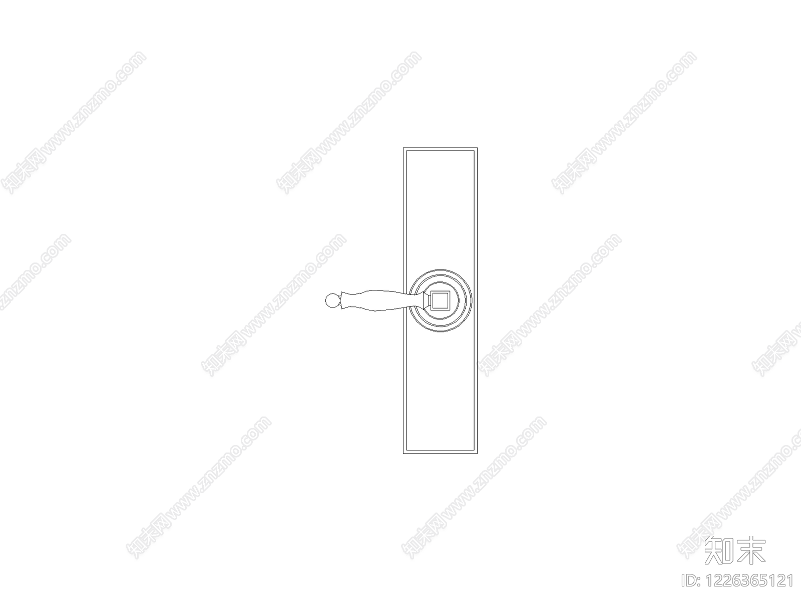 门cad施工图下载【ID:1226365121】